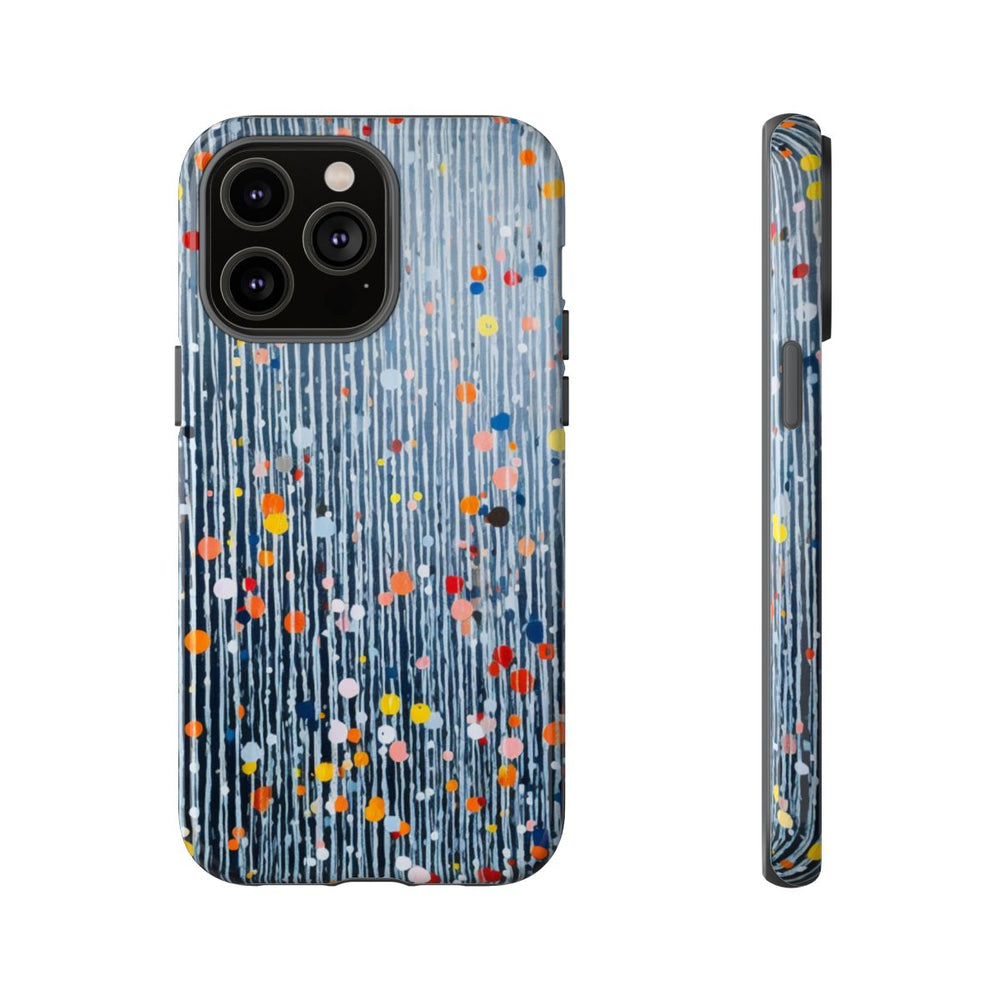Kleurrijk Abstract Patroon met Dots en Lijnen