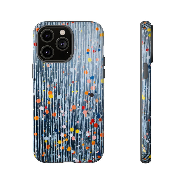 Kleurrijk Abstract Patroon met Dots en Lijnen
