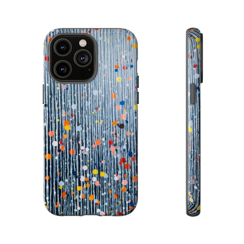 Kleurrijk Abstract Patroon met Dots en Lijnen