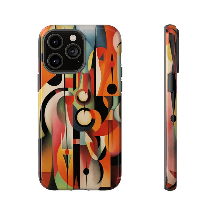 Abstracte Geometrische Vormen in Warme Kleuren