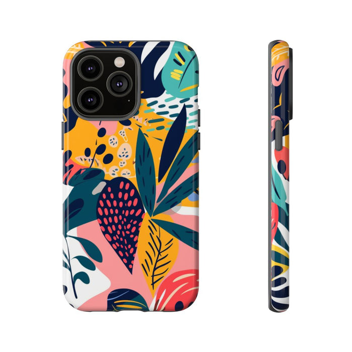 Vrolijk Tropisch Bladerenpatroon