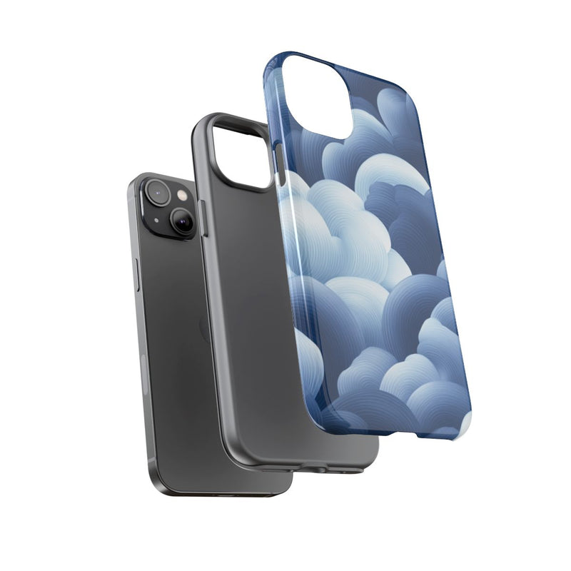 Blauw-Wit Wolkenpatroon