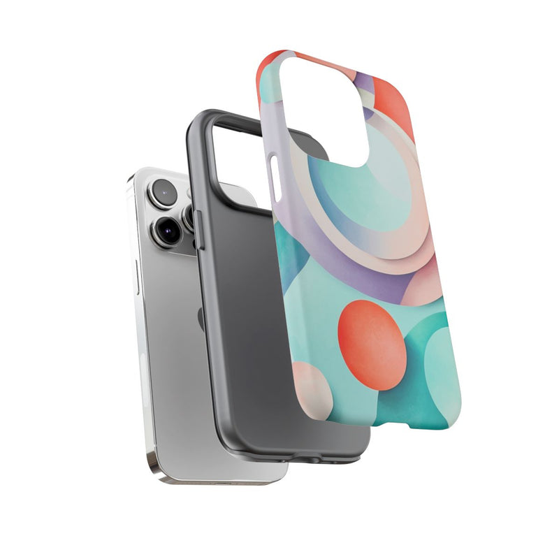 3D Pastel Cirkels Abstracte Kunst