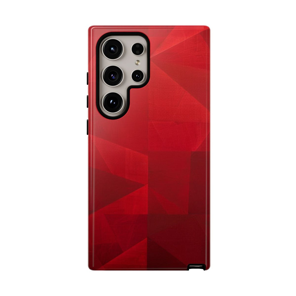 Rood Geometrisch Abstract Ontwerp