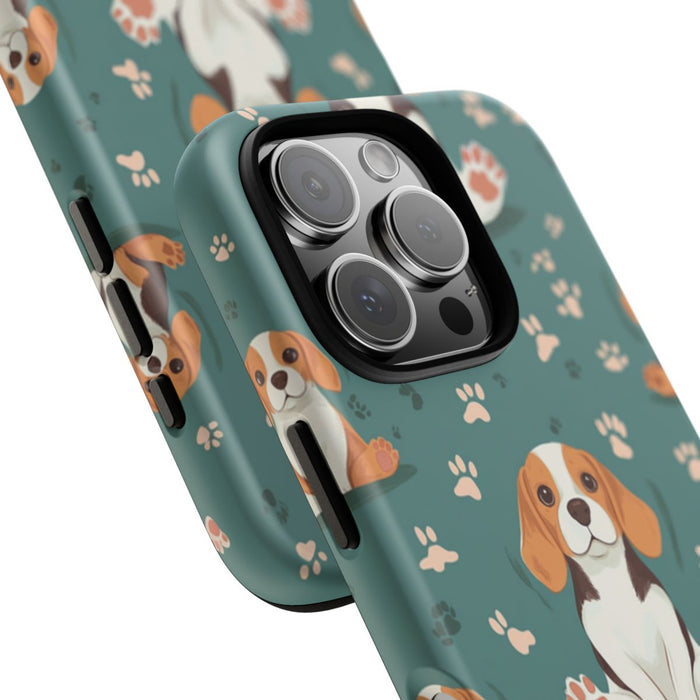 Beagles met Pootafdrukken Patroon