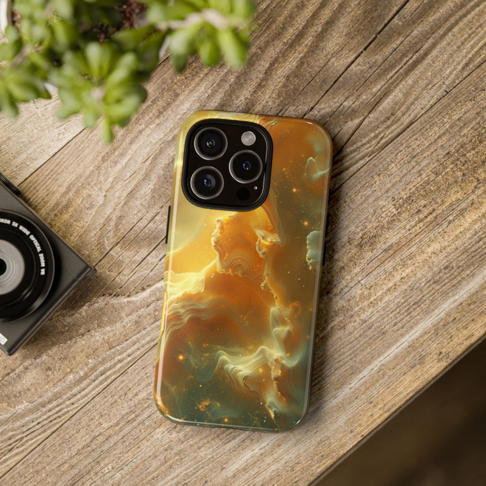 Gouden Nebula Abstract Design