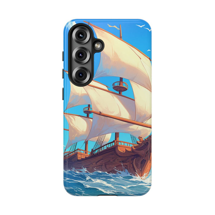 Zeilschip op Blauwe Oceaan