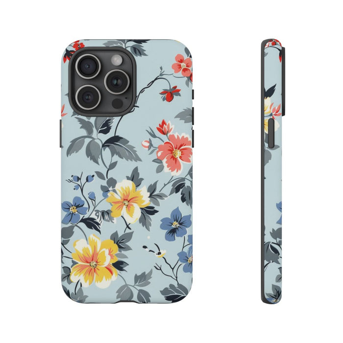 Vintage Bloemenpatroon in Pasteltinten