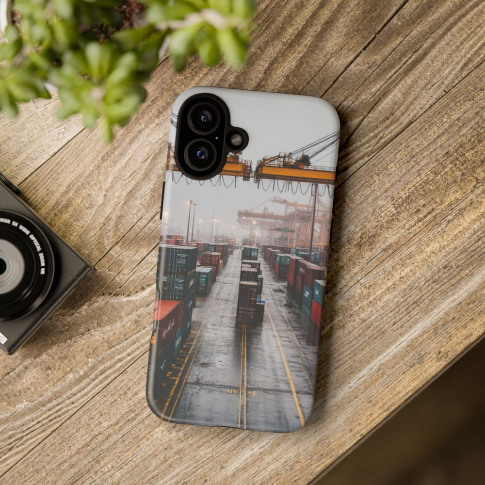 Vrachtcontainers en Havenkranen