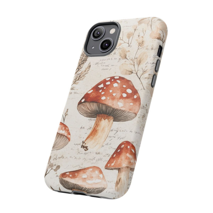 Aquarel Rode Paddenstoelen en Botanische Illustraties