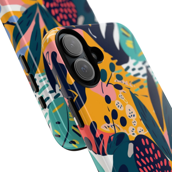 Vrolijk Tropisch Bladerenpatroon