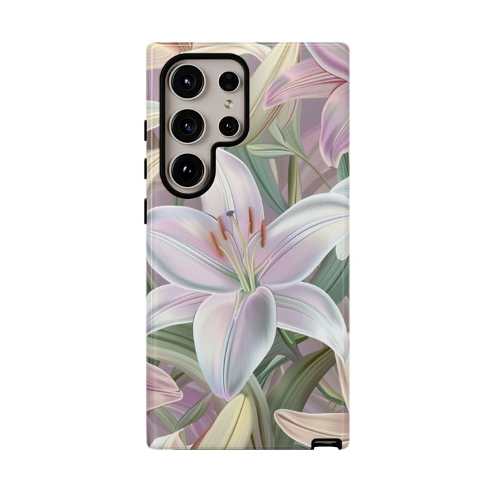 Pastelkleurige Paaslelies Bloemenpatroon