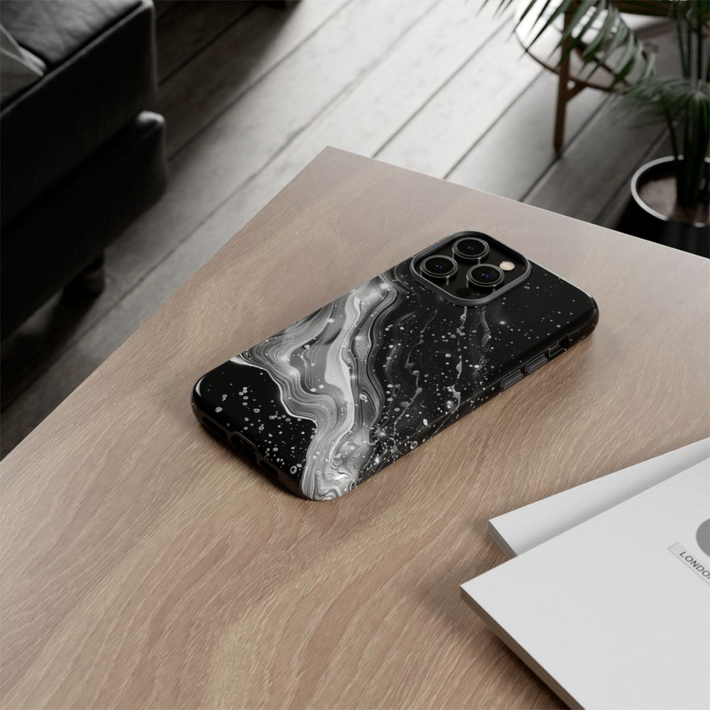 Zwart-Wit Abstracte Galaxie