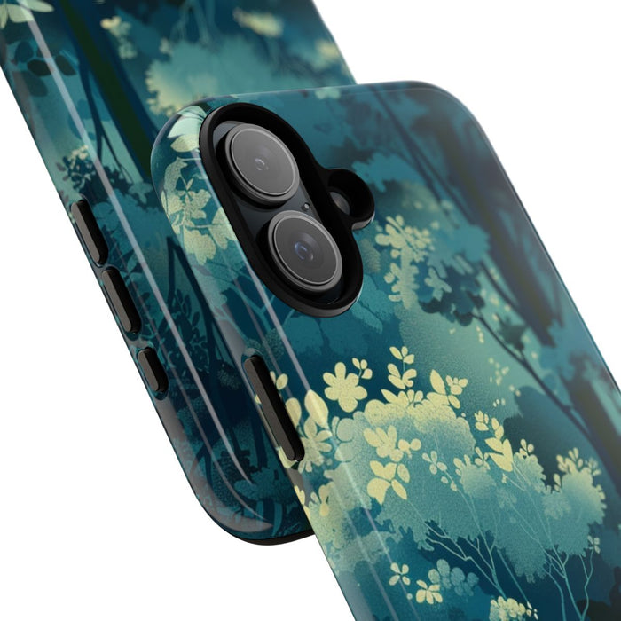 Gloeiende Bosbladeren in Laagjes