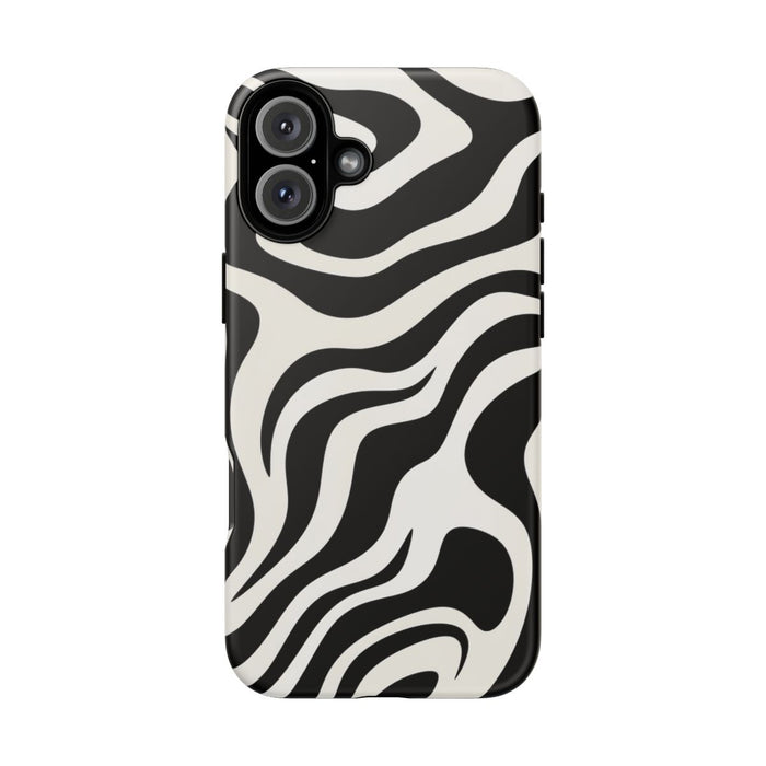 Zwart-Wit Abstract Zebra-Patroon