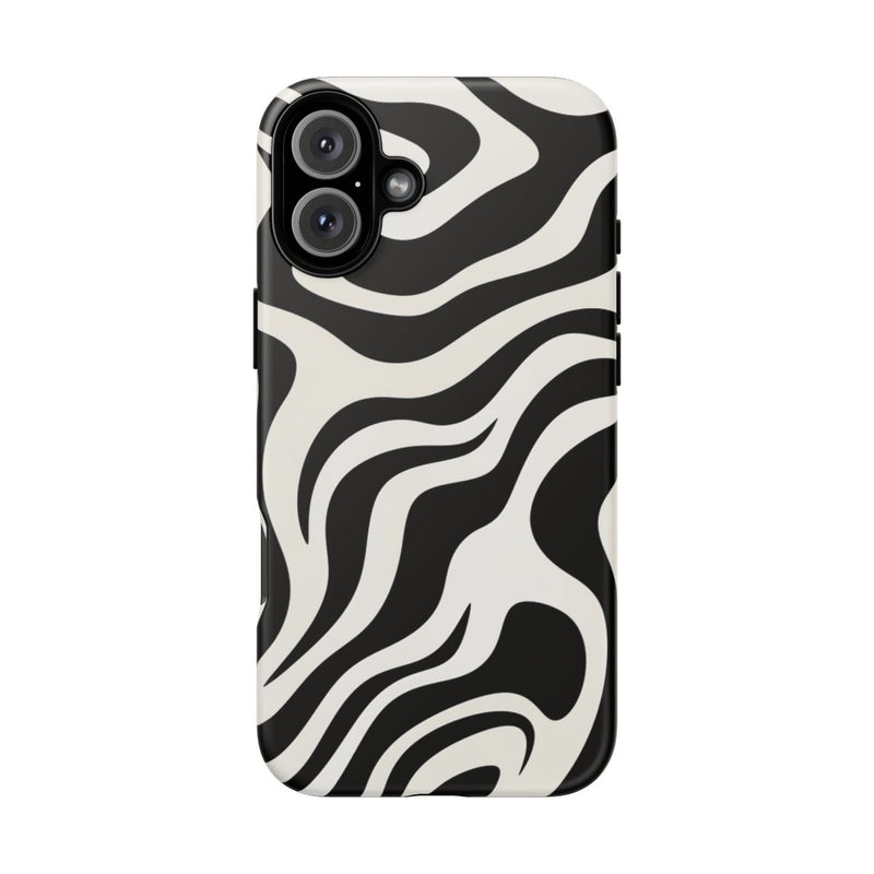 Zwart-Wit Abstract Zebra-Patroon