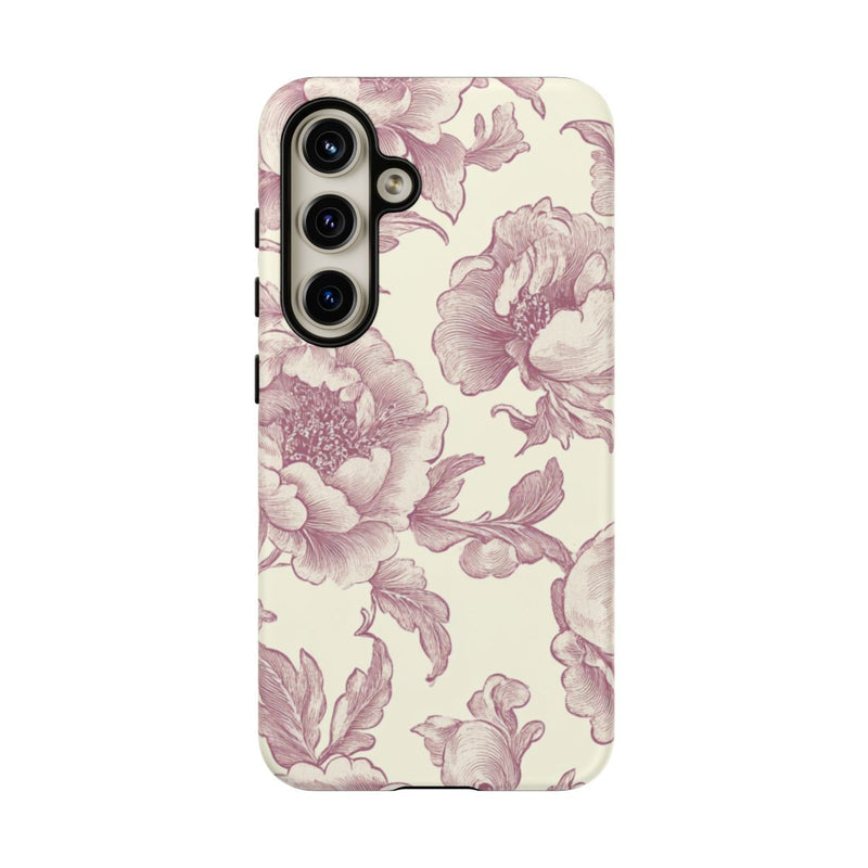 Elegante Victoriaanse Bloemenprint