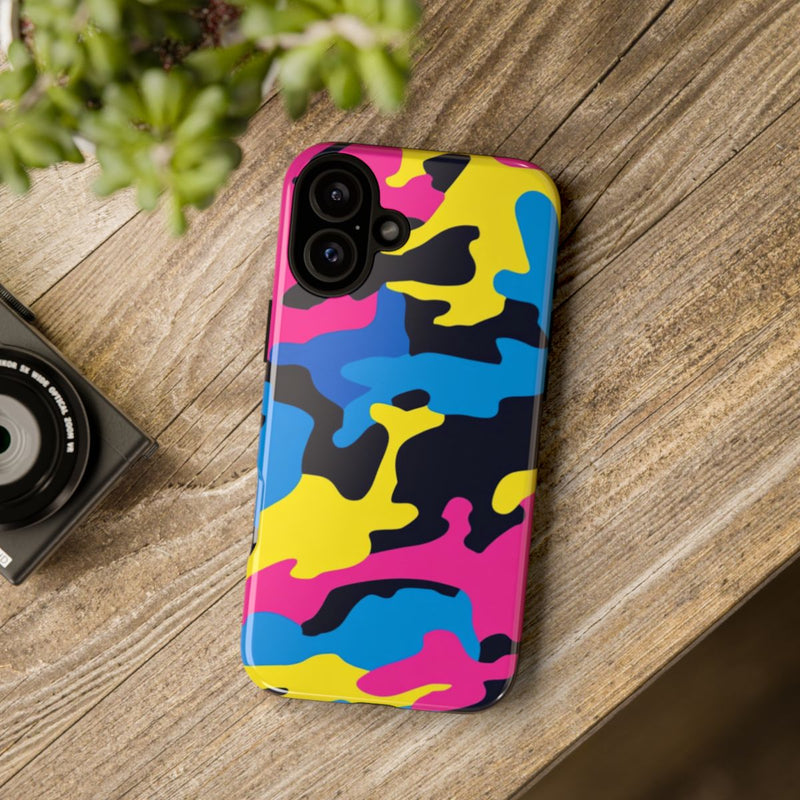 Neon Kleurrijk Camouflagepatroon