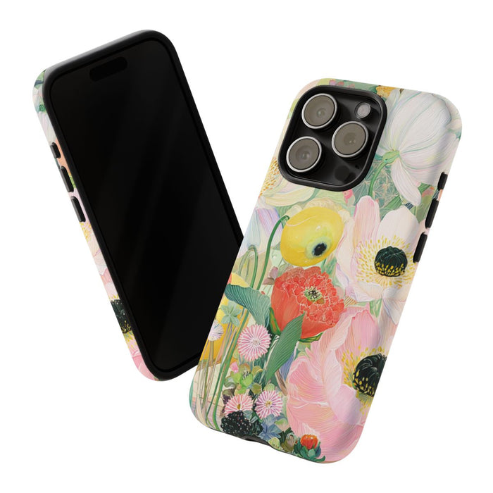 Lichte Pastelbloemen met Vogels