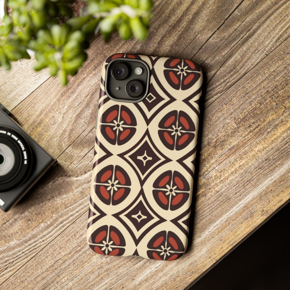 Geometrisch Bruin-Beige Patroon