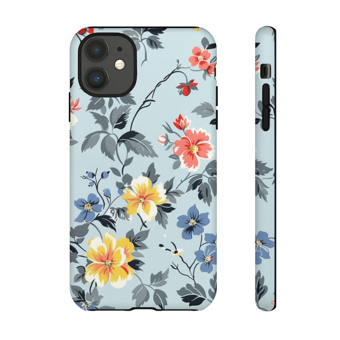 Vintage Bloemenpatroon in Pasteltinten