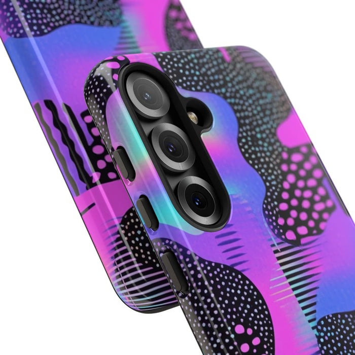 Abstract Neon Vaporwave Patroon