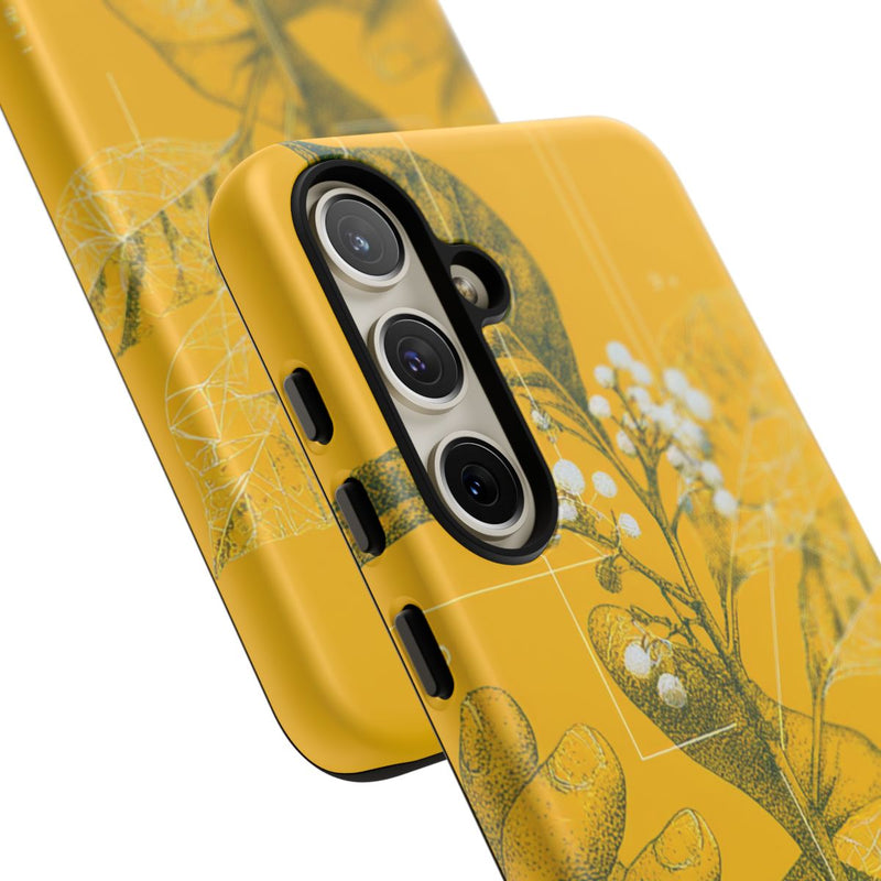Hand met Botanische Bladeren en Bessen Illustratie