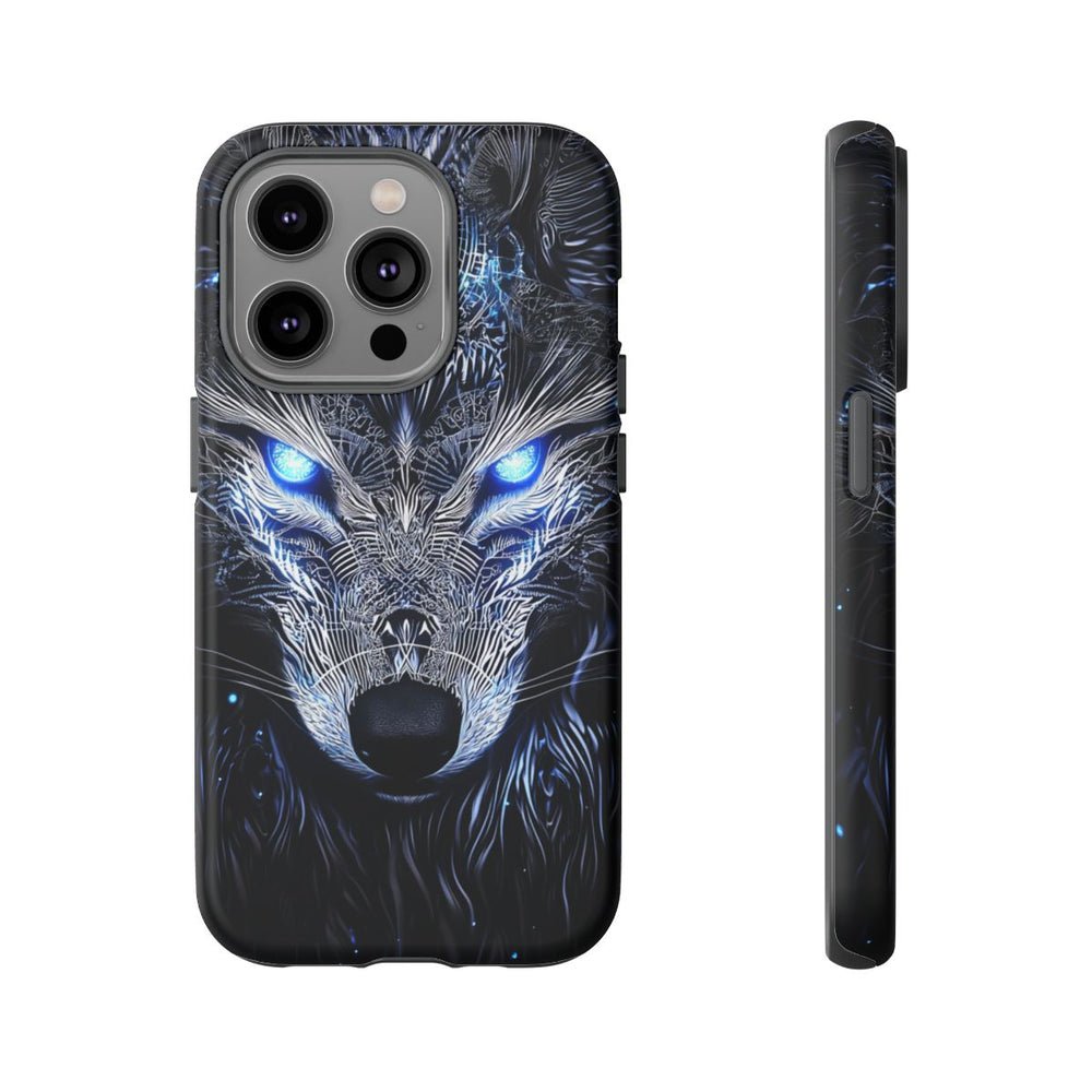 Majestueuze Wolf met Gloeiende Ogen
