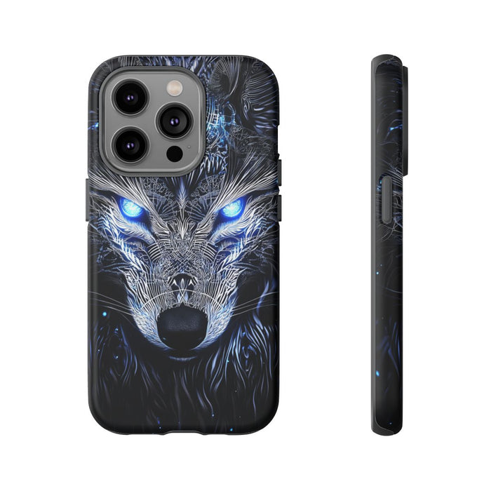 Majestueuze Wolf met Gloeiende Ogen