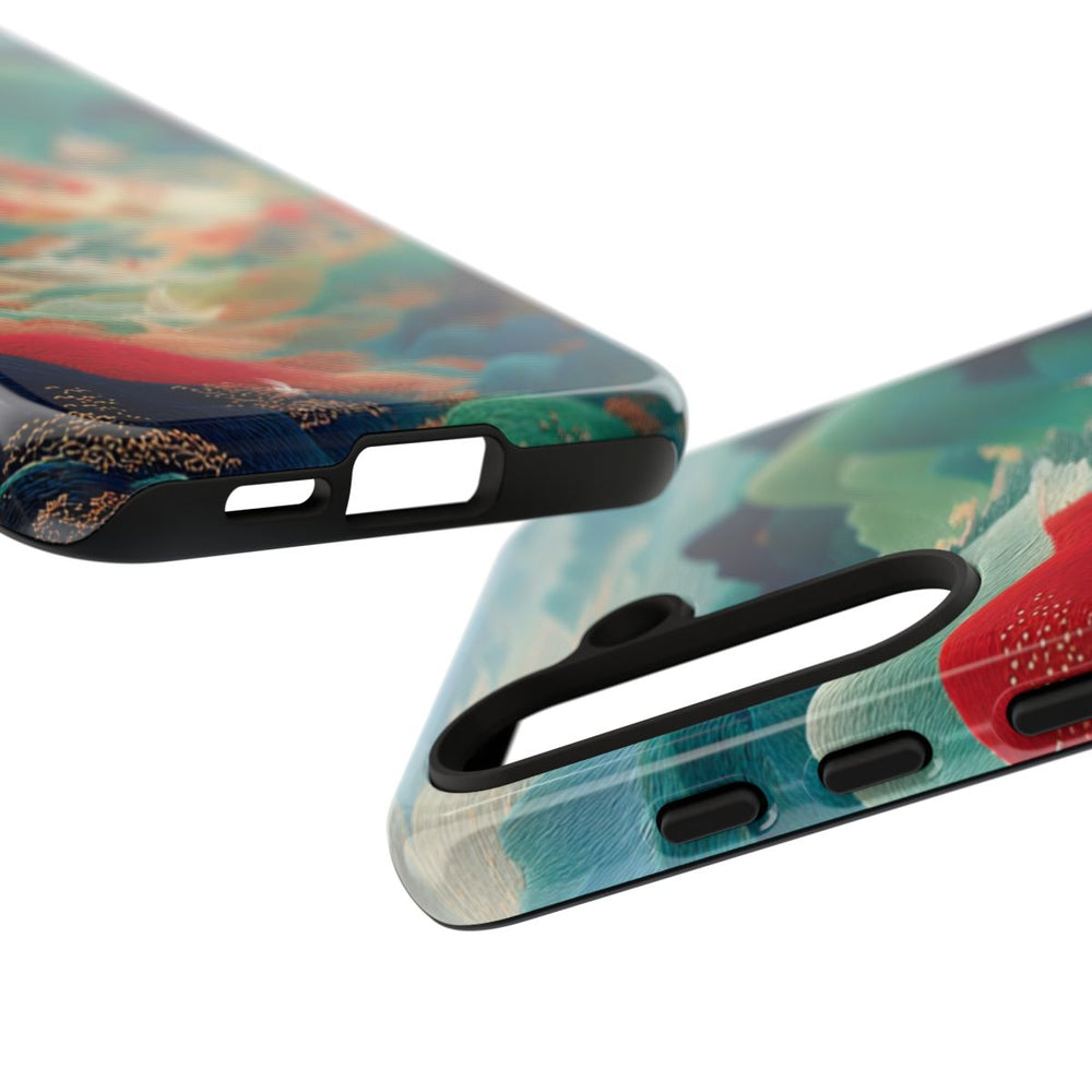 Kleurrijk Berglandschap met Illustratie