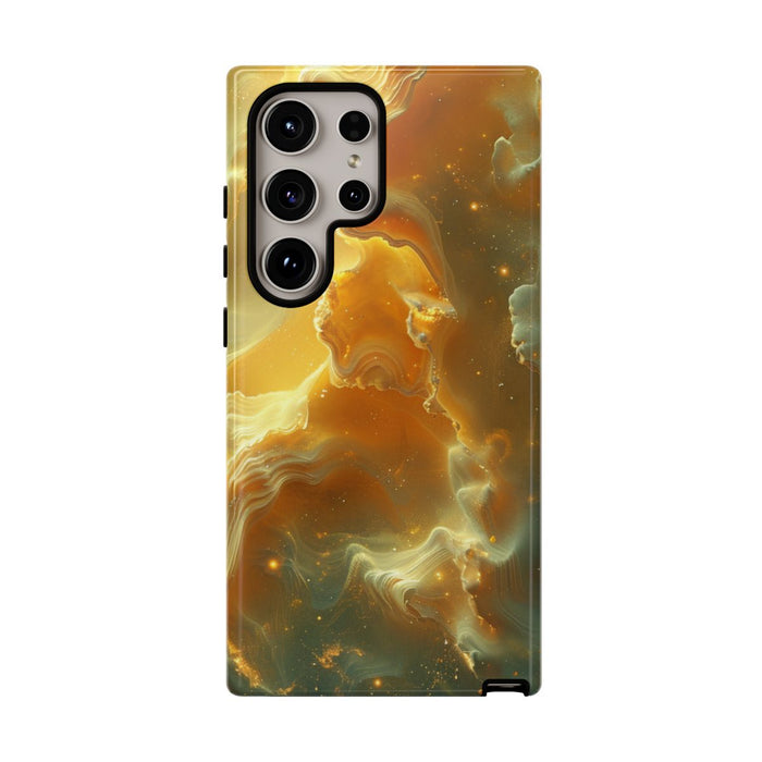 Gouden Nebula Abstract Design