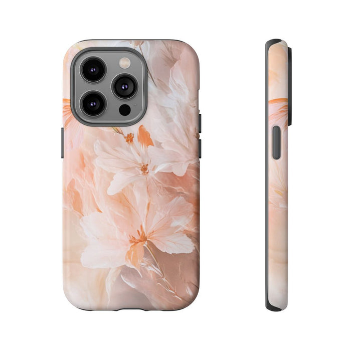 Zachte Pastelkleurige Bloemen Abstract