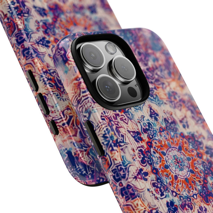 Gedetailleerd Psychedelisch Oosters Tapijtpatroon