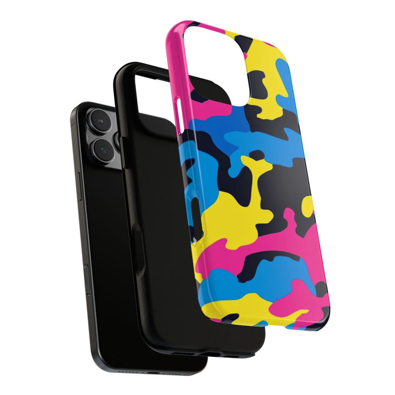 Neon Kleurrijk Camouflagepatroon