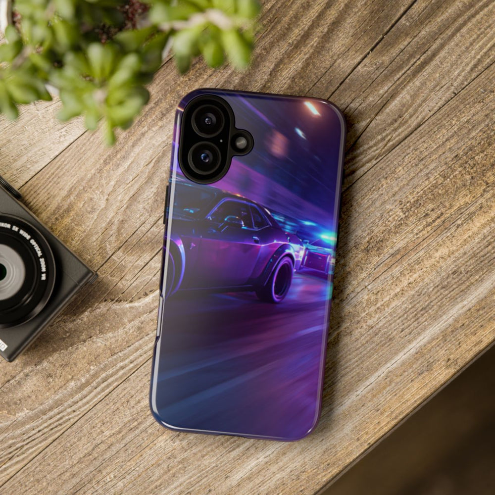 Spannende Nachtelijke Achtervolging met Sportauto