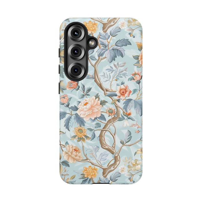 Pastel Chinoiserie Bloemenpatroon