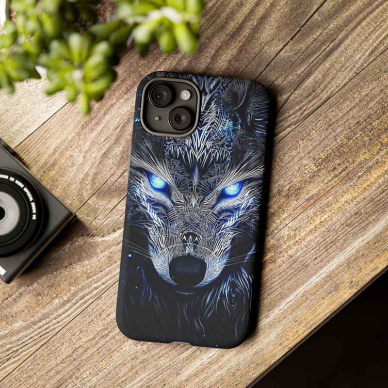 Majestueuze Wolf met Gloeiende Ogen