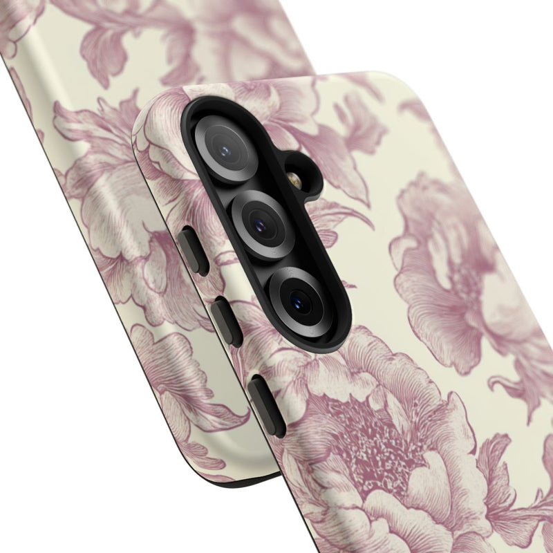 Elegante Victoriaanse Bloemenprint