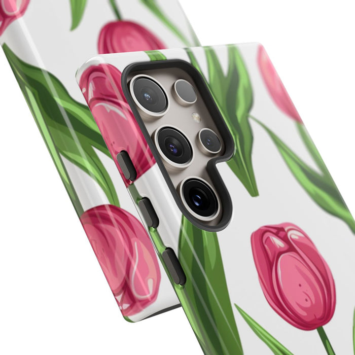 Roze Tulp Bloemenpatroon