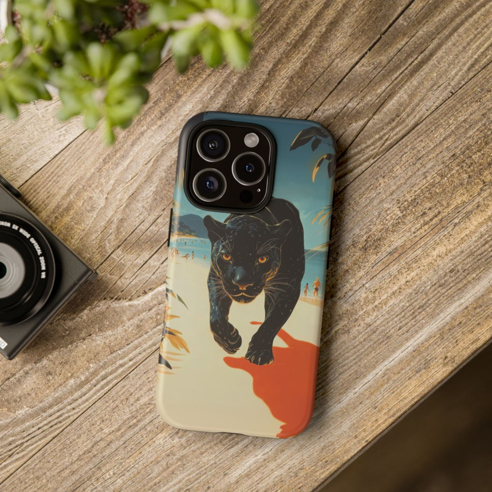 Zwarte Panter op het Strand