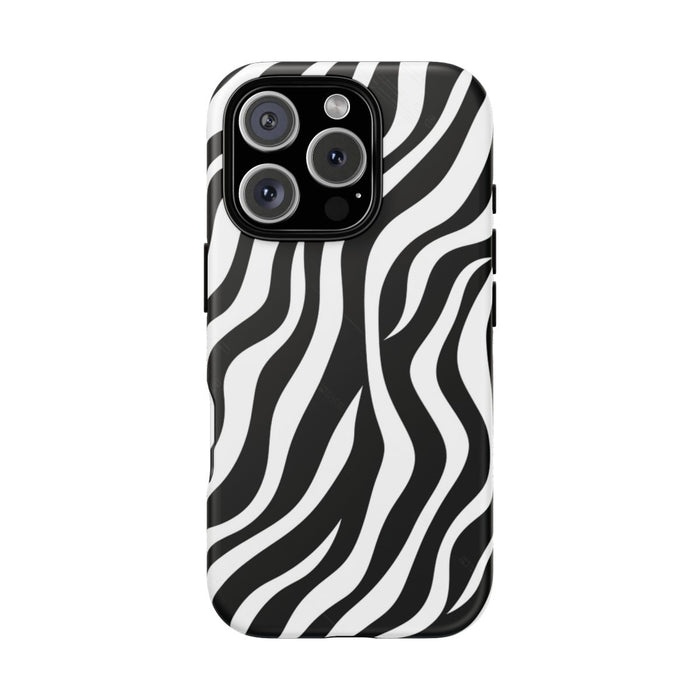 Zwart-Wit Zebra Strepenpatroon