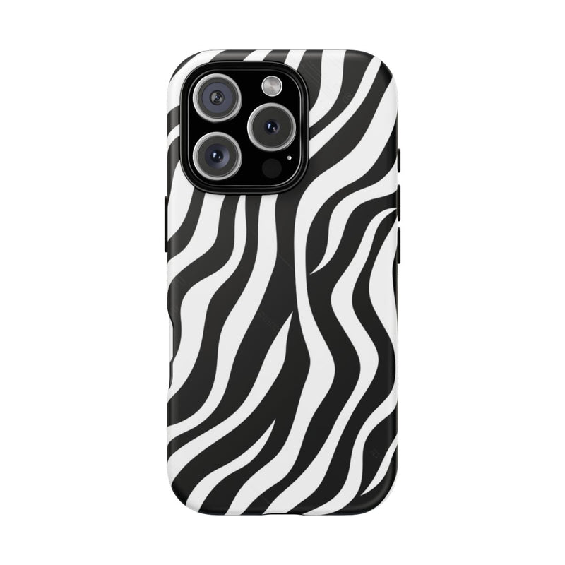 Zwart-Wit Zebra Strepenpatroon