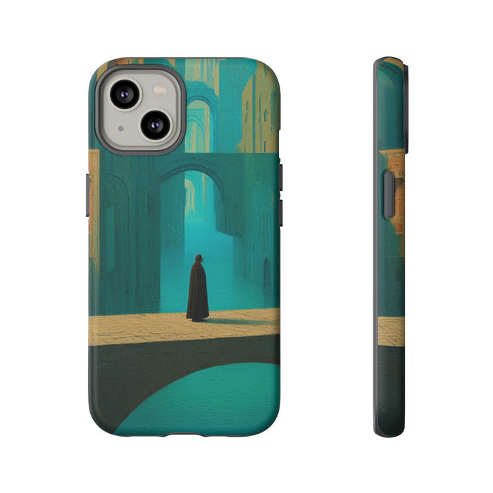 Sprookjesachtig Architectonisch Landschap met Figuratieve Details