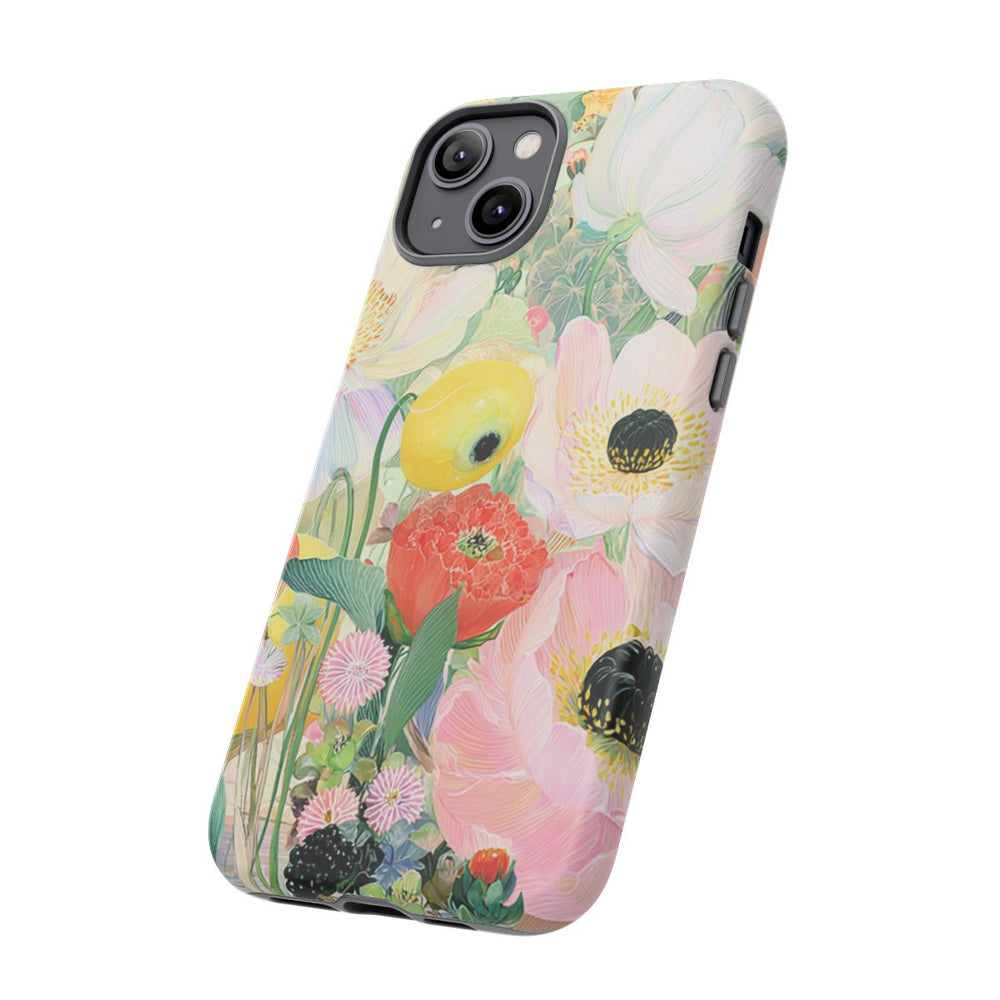 Lichte Pastelbloemen met Vogels