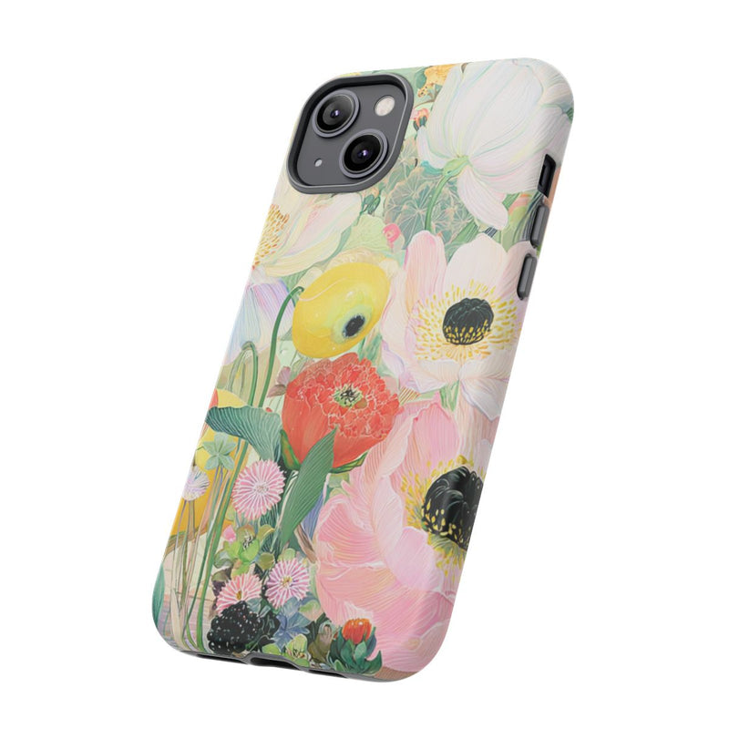 Lichte Pastelbloemen met Vogels