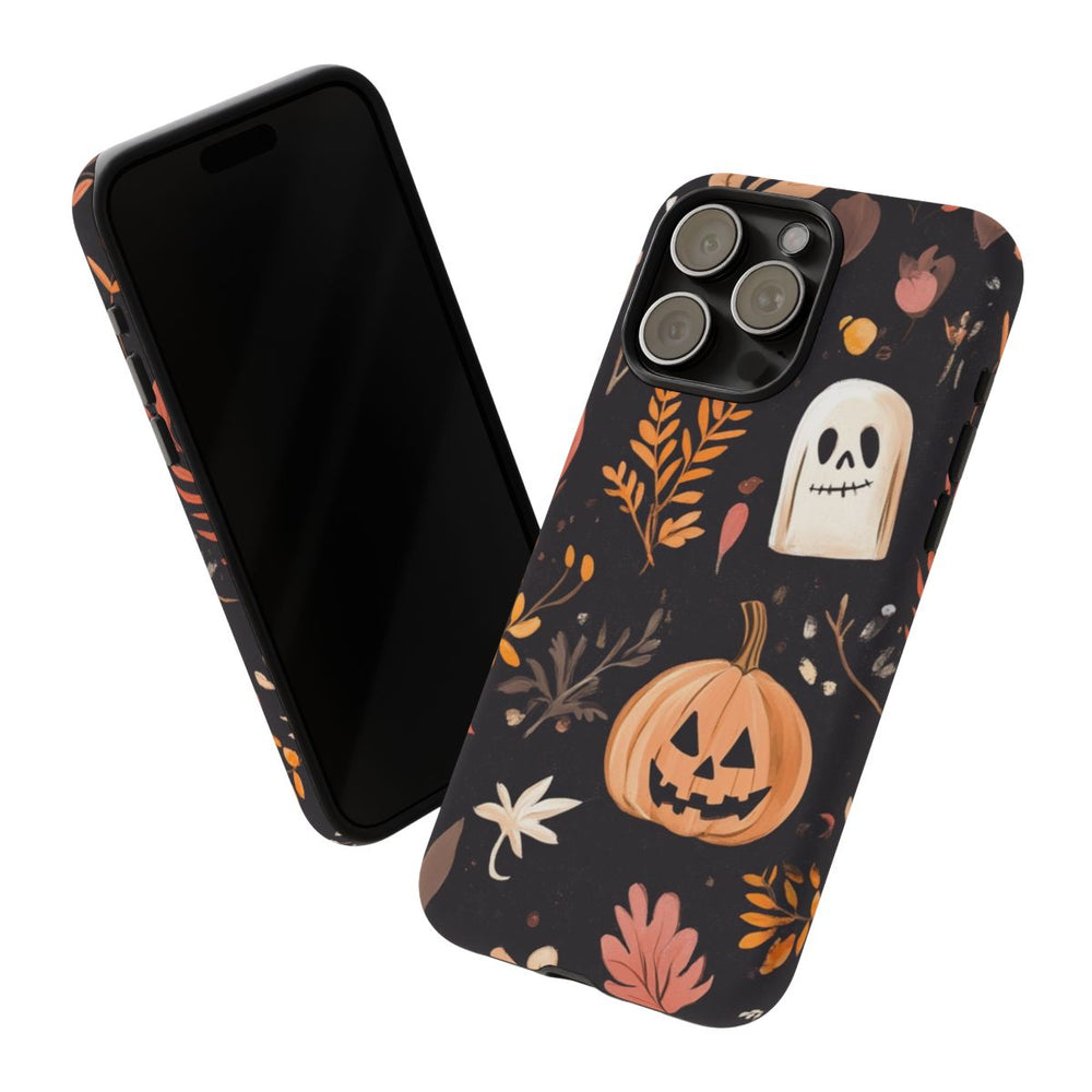 Halloween Pompoen- en Spookmotief