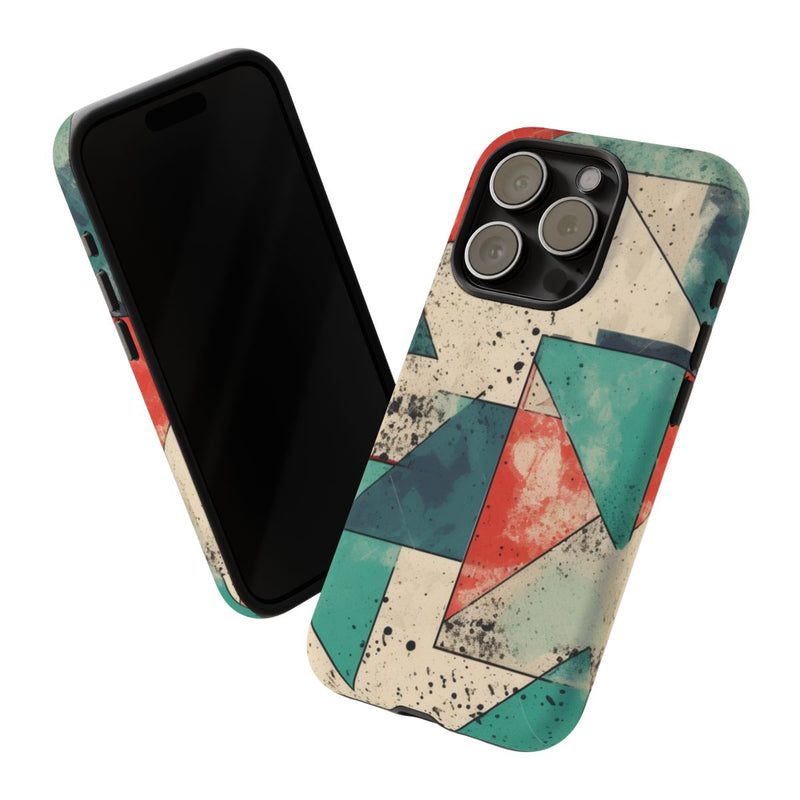Abstract Geometrisch Patroon in Gedempte Kleuren