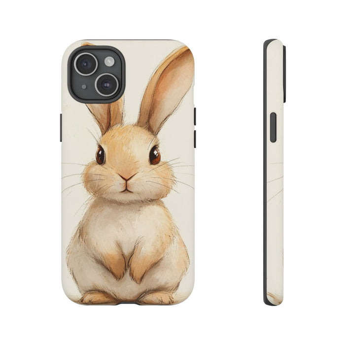 Lieve Beige Konijnenillustratie