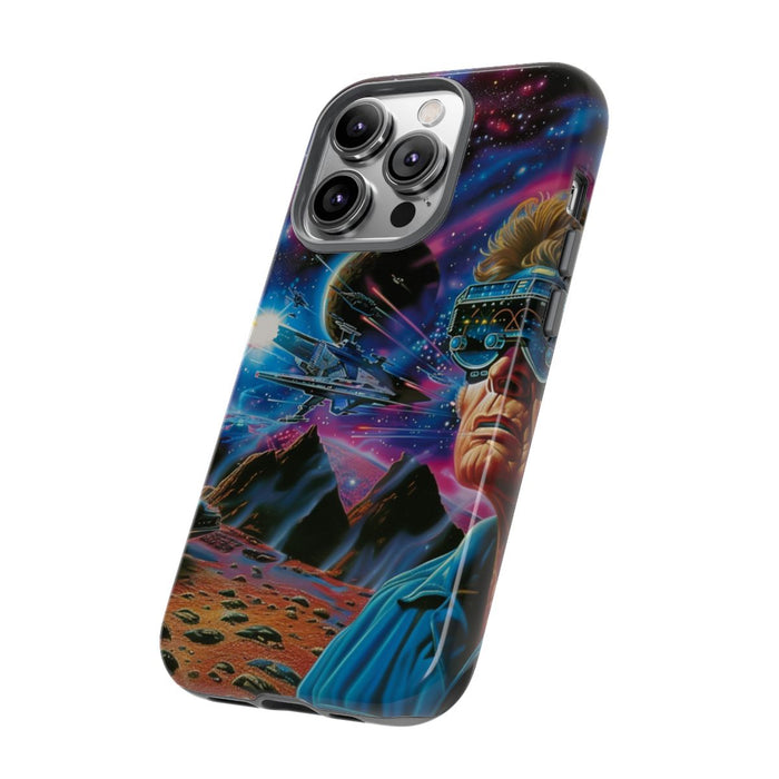 Futuristische Ruimtegevecht met Virtuele Realiteit