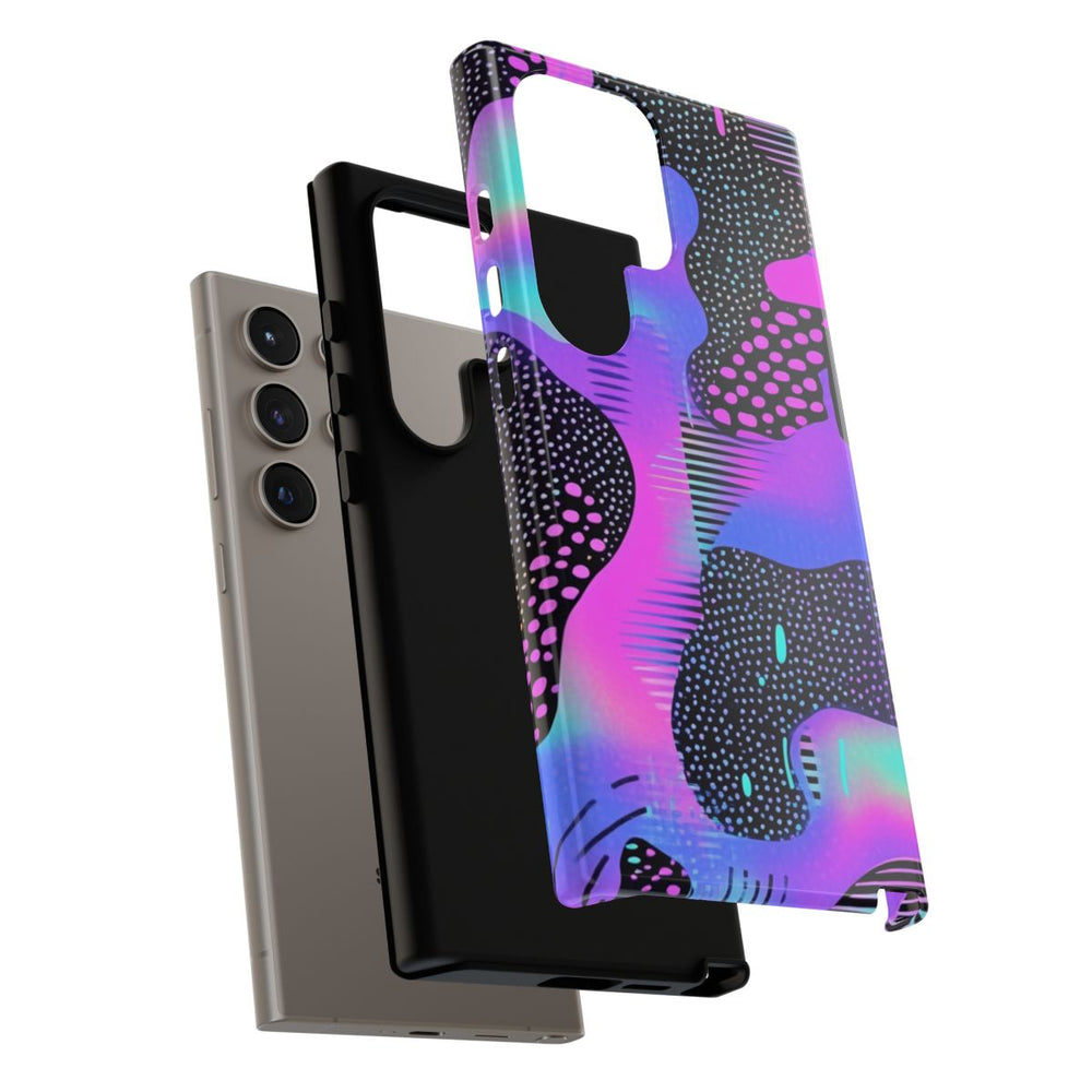Abstract Neon Vaporwave Patroon